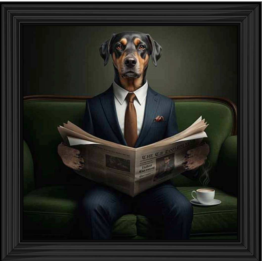AN2299 Dachshund Reading Paper