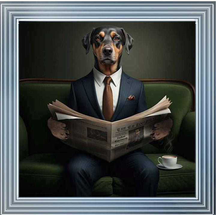 AN2299 Dachshund Reading Paper