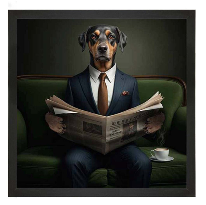 AN2299 Dachshund Reading Paper