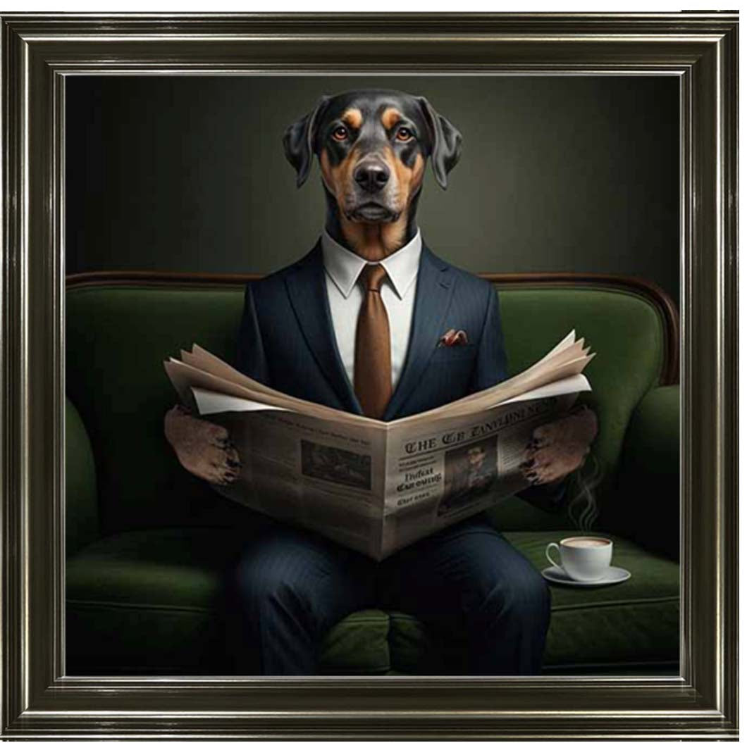 AN2299 Dachshund Reading Paper