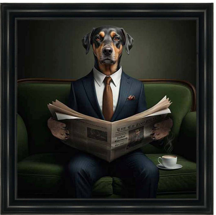 AN2299 Dachshund Reading Paper