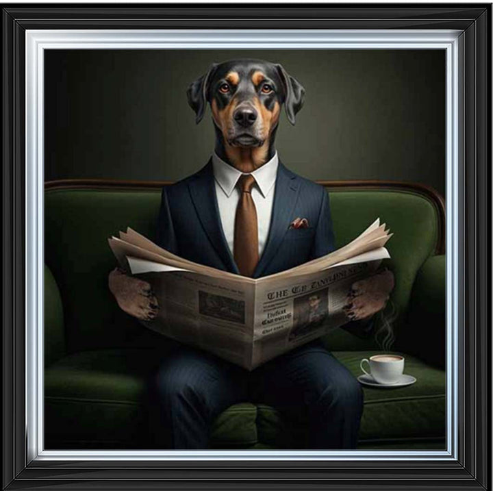 AN2299 Dachshund Reading Paper