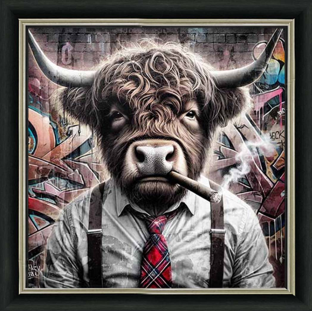 AN2305 Gangster Highland Cow
