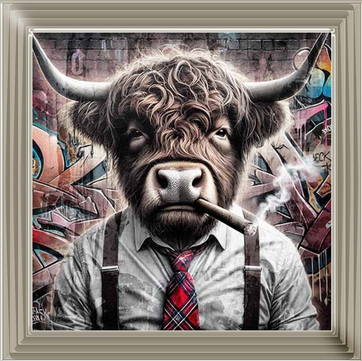 AN2305 Gangster Highland Cow