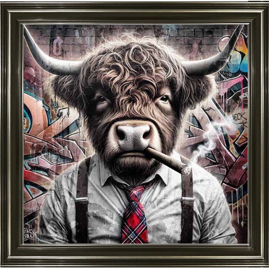 AN2305 Gangster Highland Cow