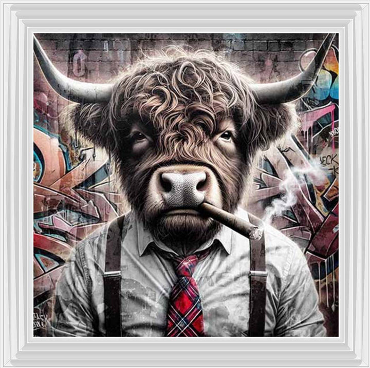 AN2305 Gangster Highland Cow