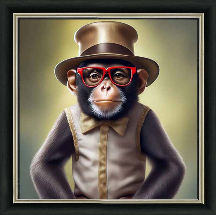 AN2309 Chimp with Glasses