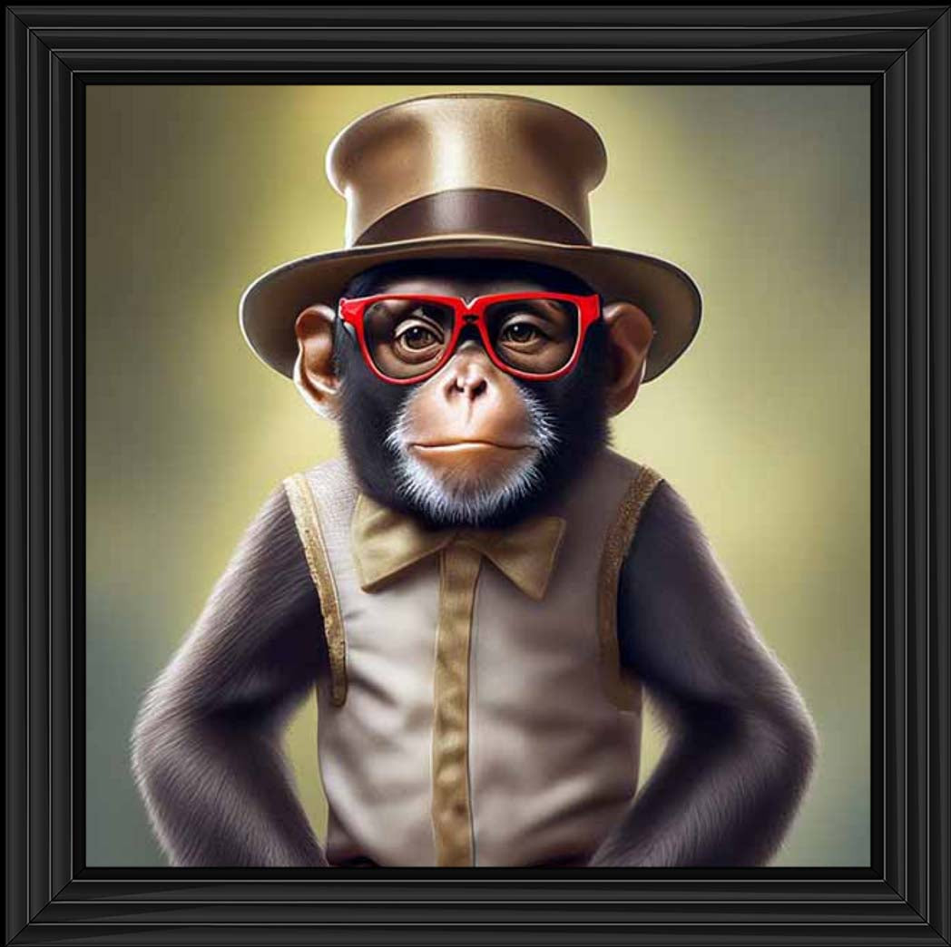 AN2309 Chimp with Glasses