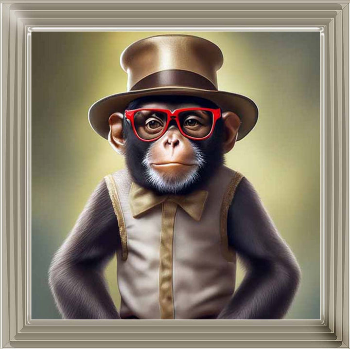 AN2309 Chimp with Glasses