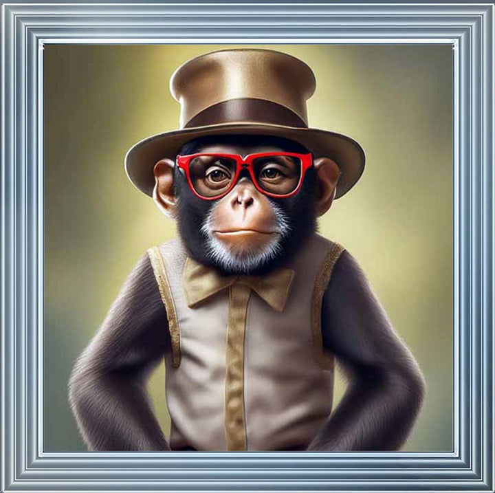AN2309 Chimp with Glasses