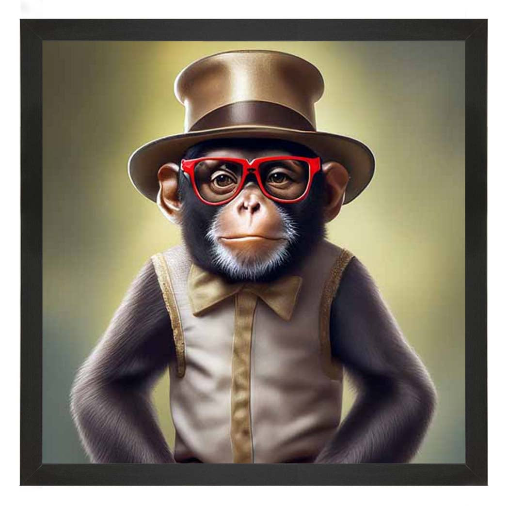 AN2309 Chimp with Glasses