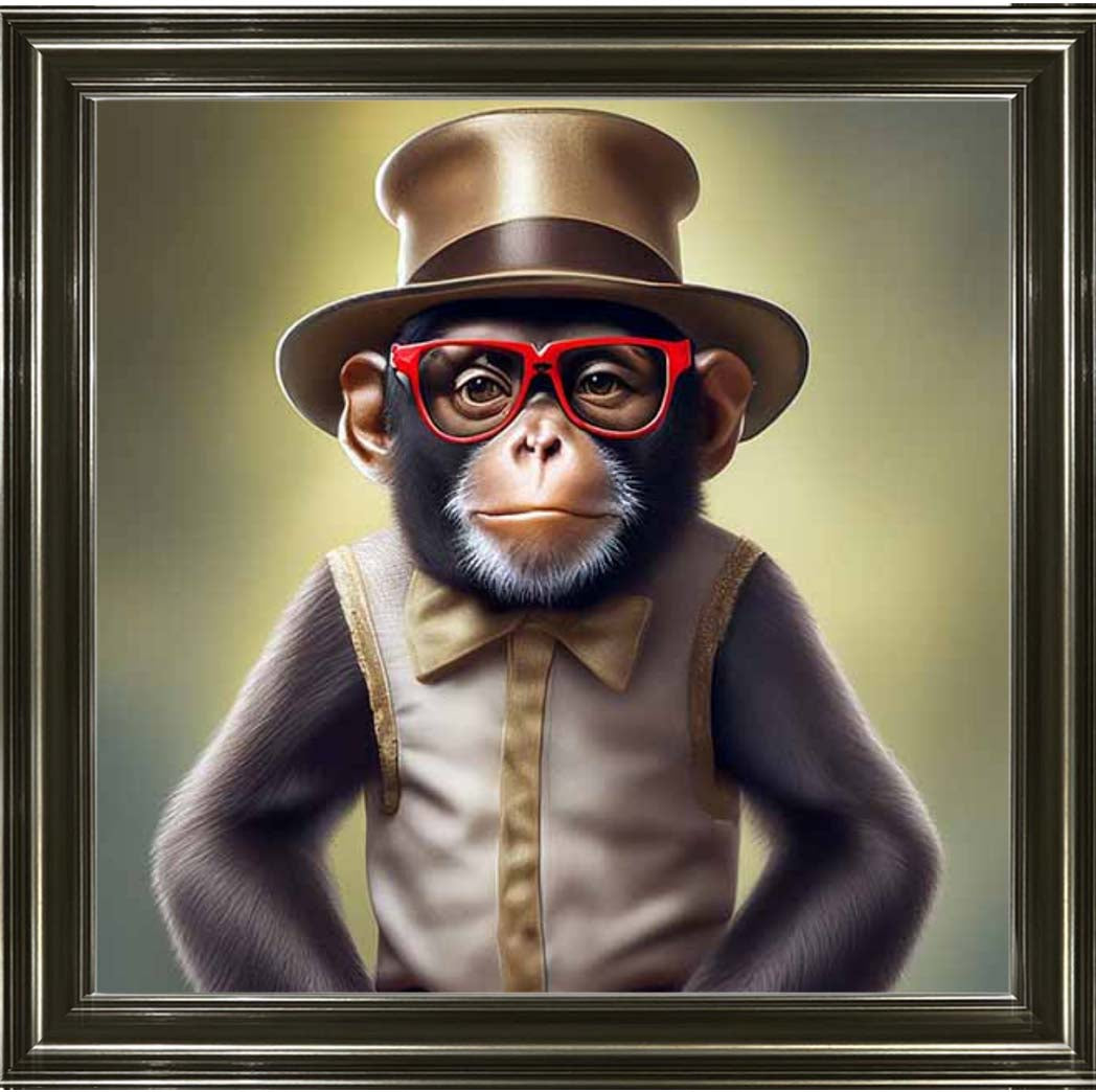 AN2309 Chimp with Glasses