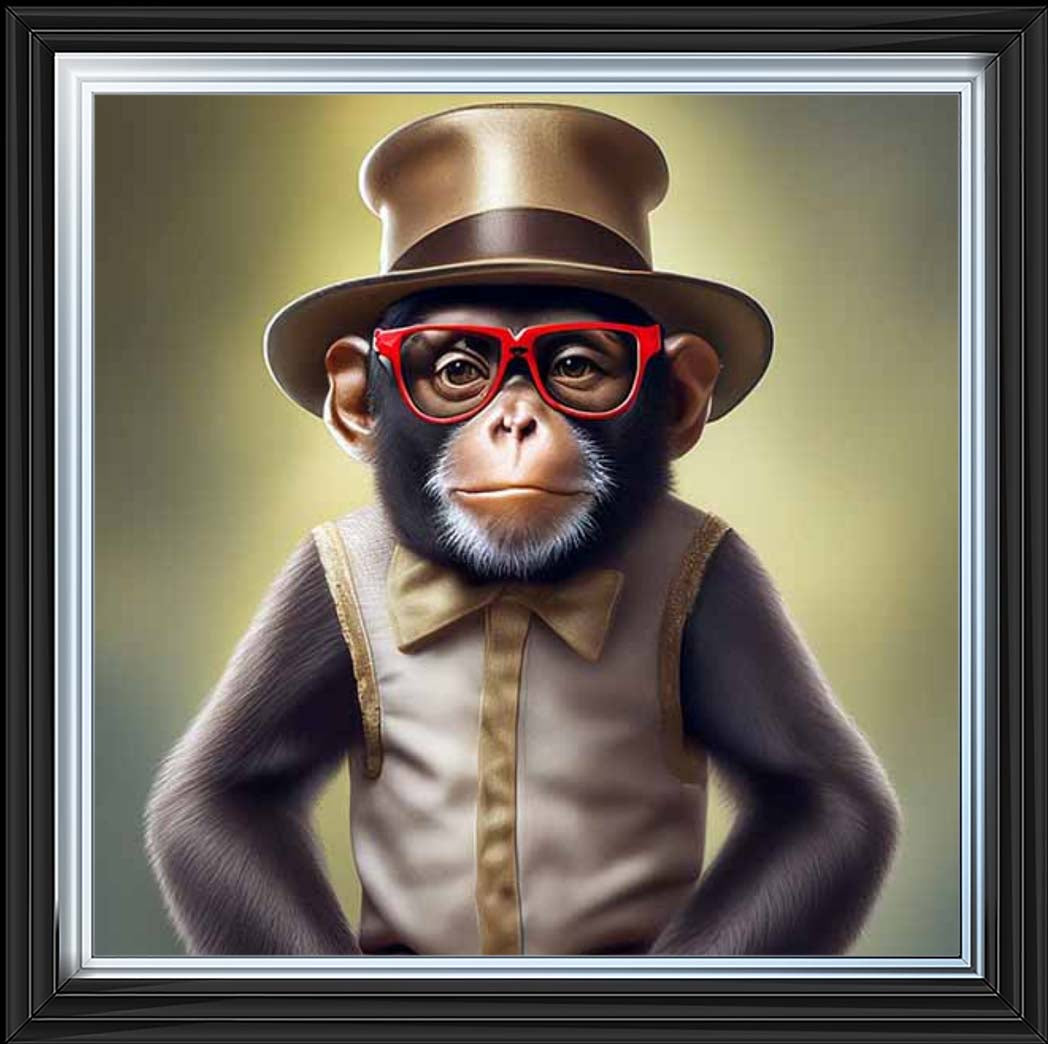 AN2309 Chimp with Glasses