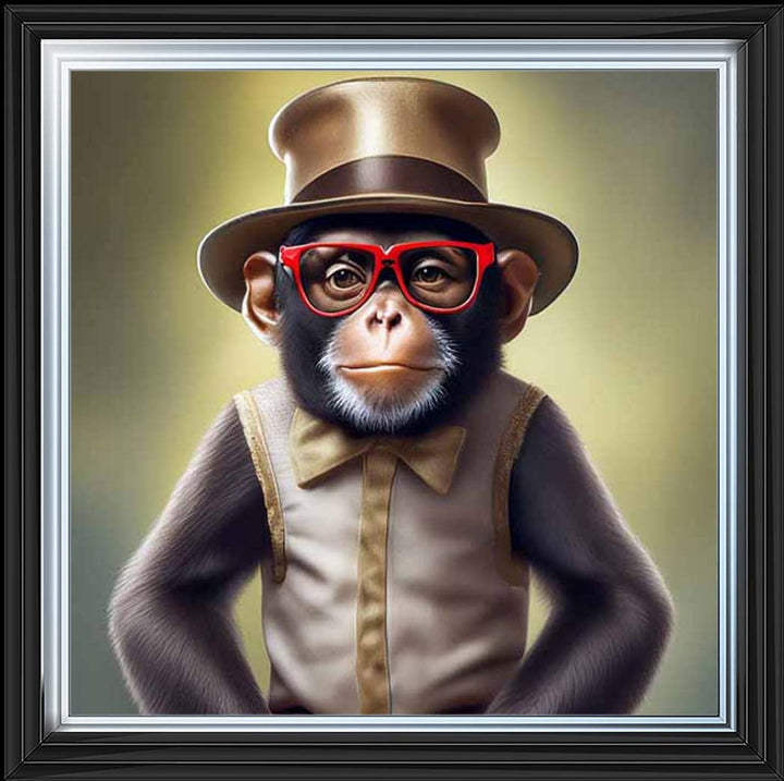 AN2309 Chimp with Glasses