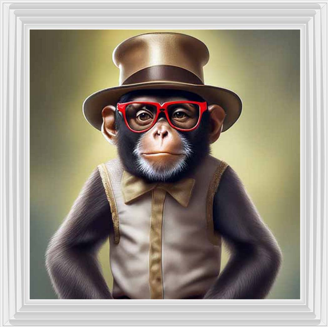 AN2309 Chimp with Glasses
