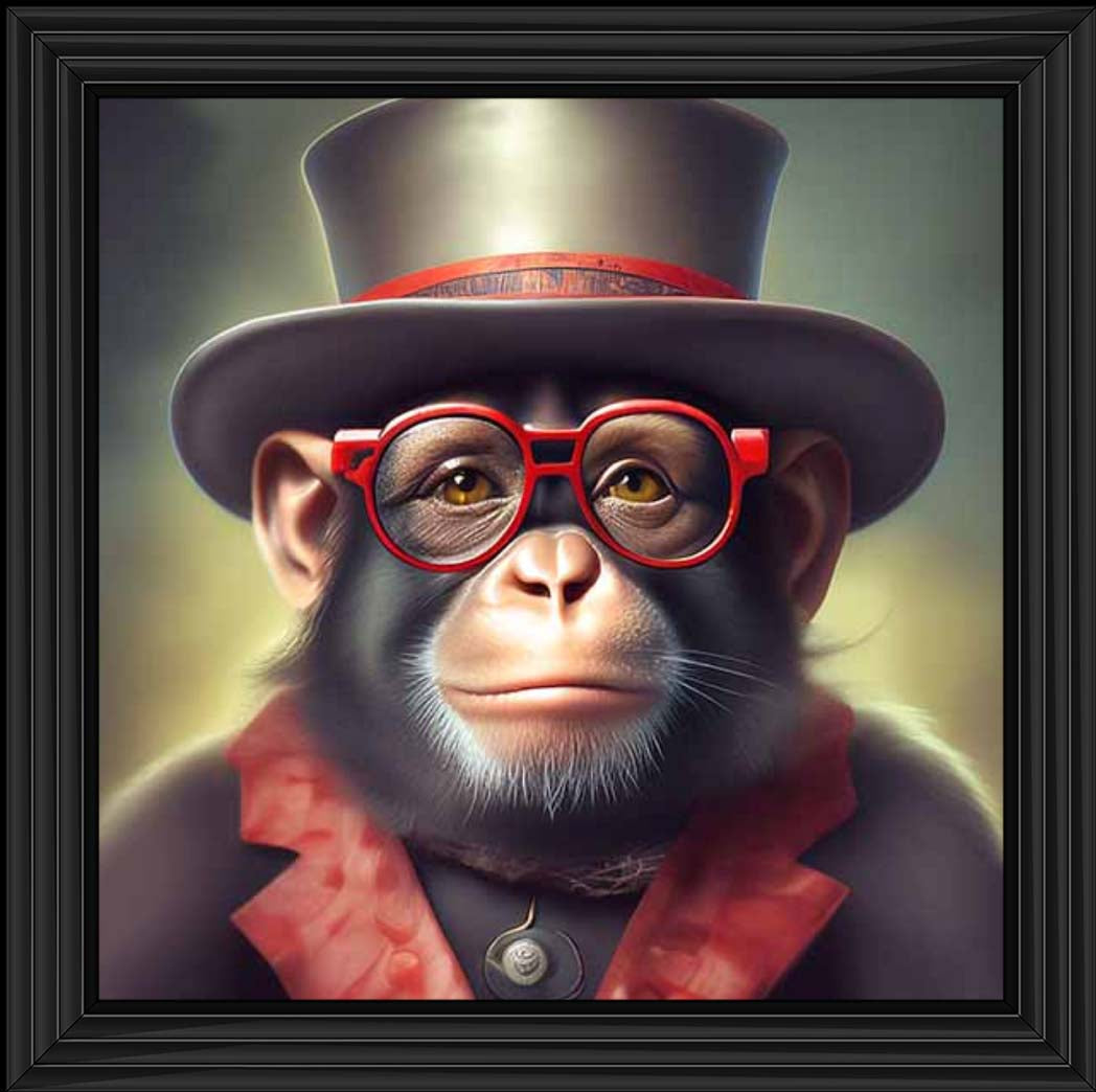 AN2313 Monkey With Glasses