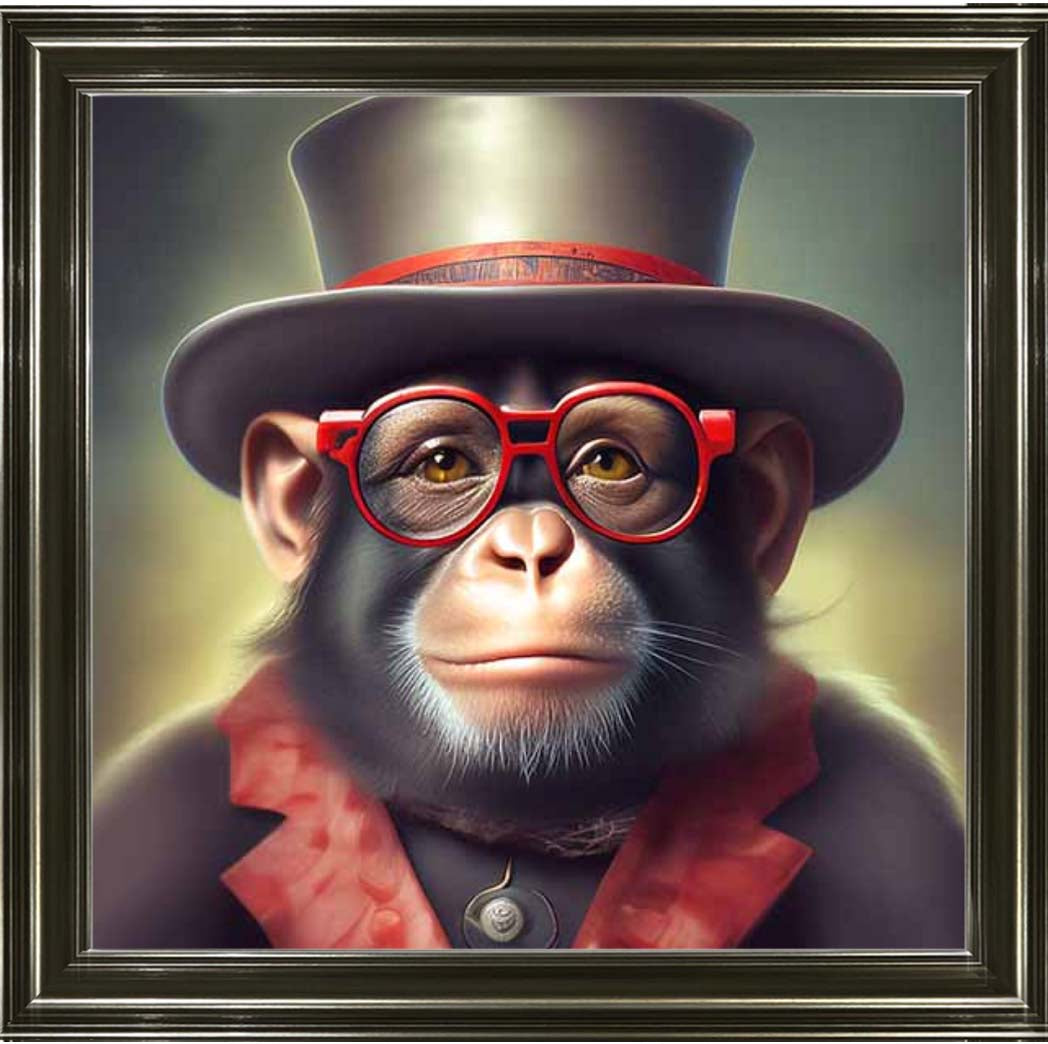 AN2313 Monkey With Glasses