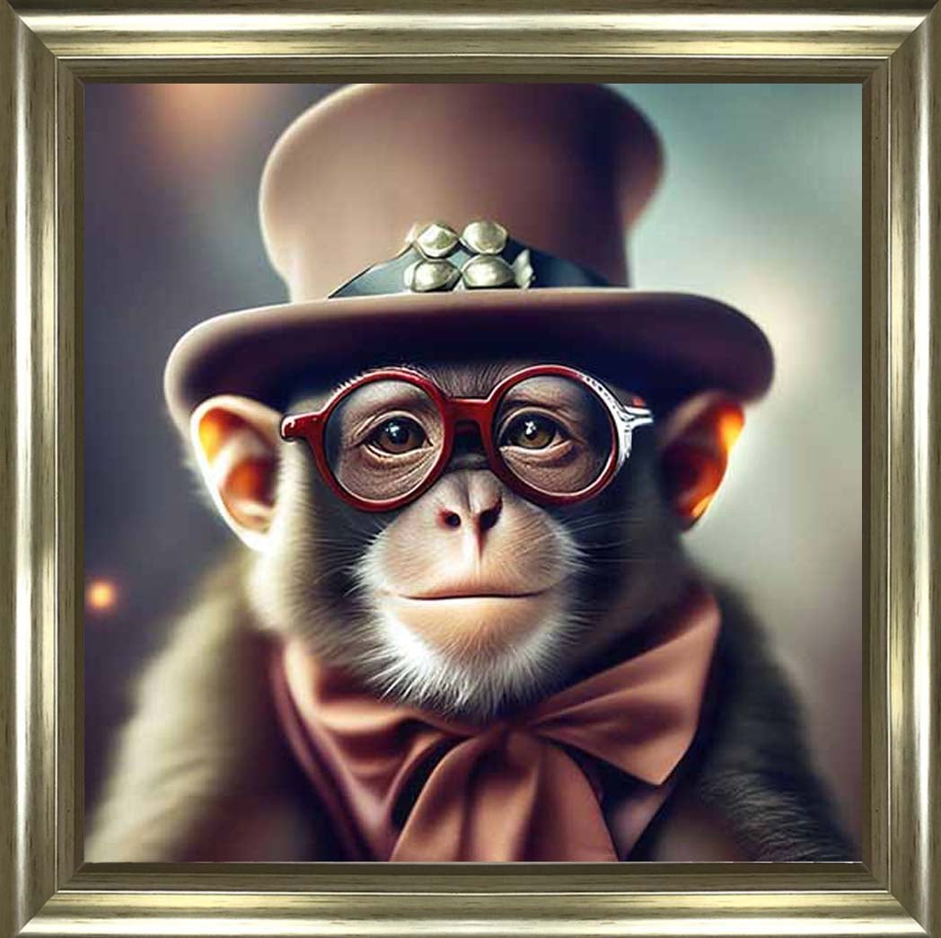 AN2317 Baby Monkey With Glasses