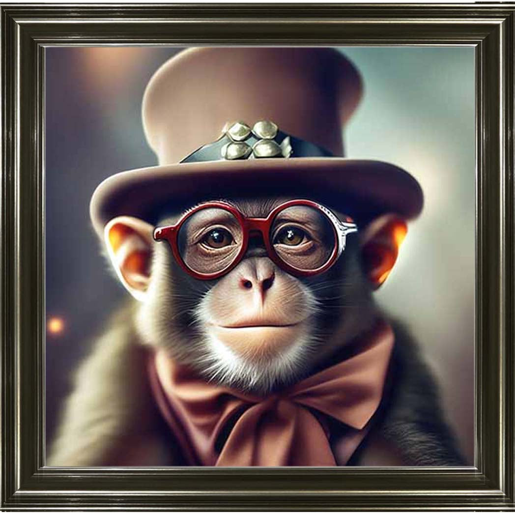 AN2317 Baby Monkey With Glasses