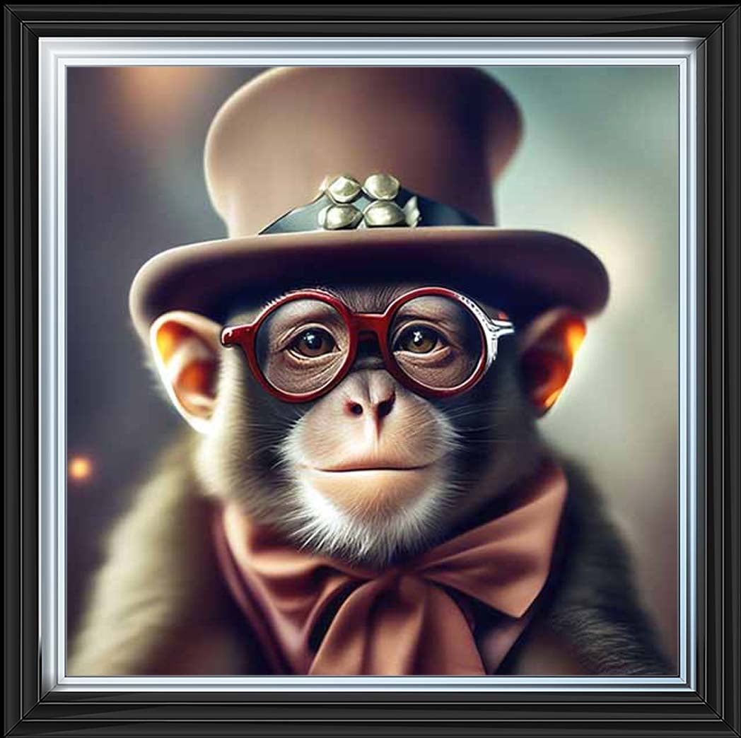 AN2317 Baby Monkey With Glasses