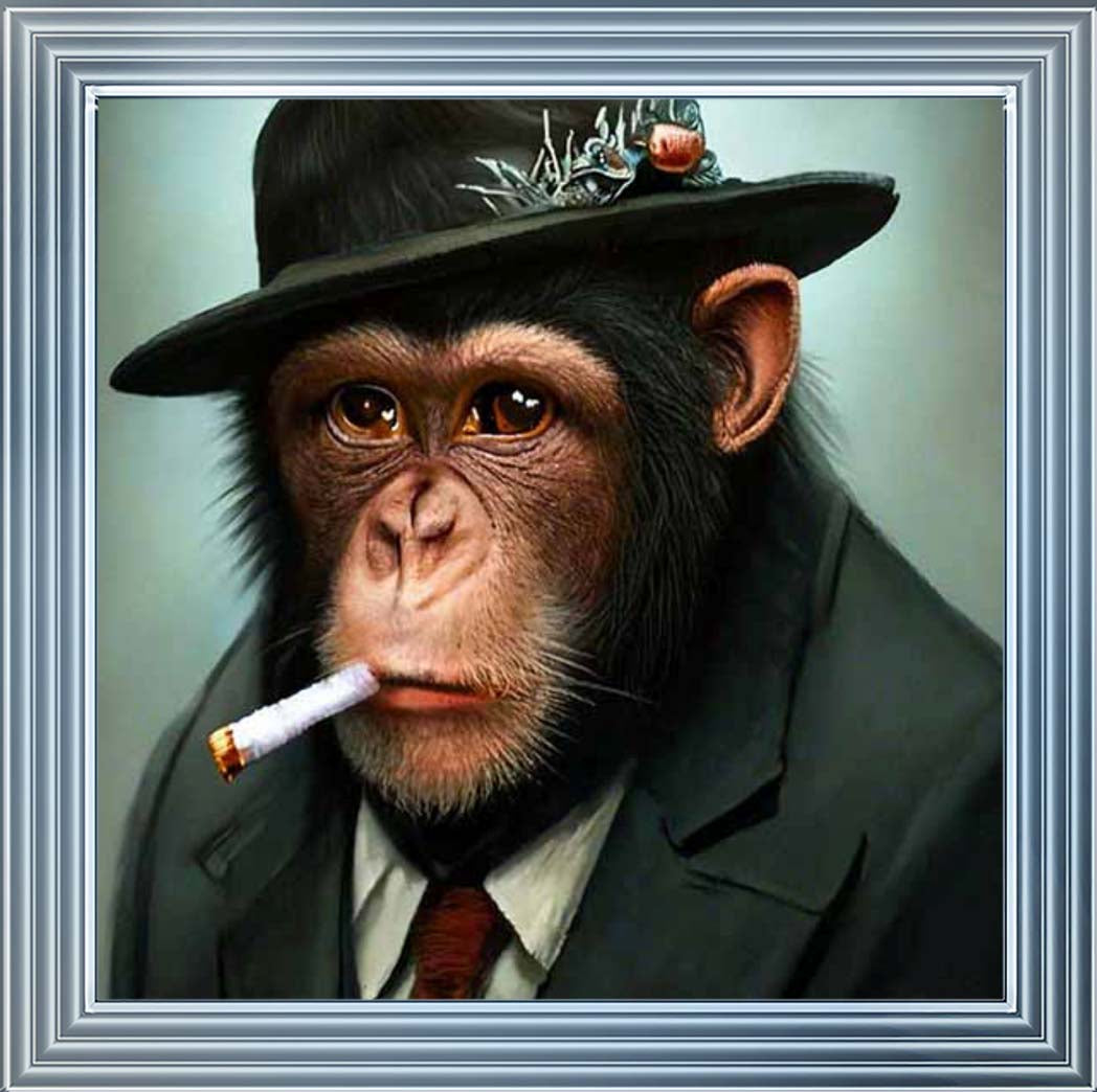 AN2319 Smoking Monkey