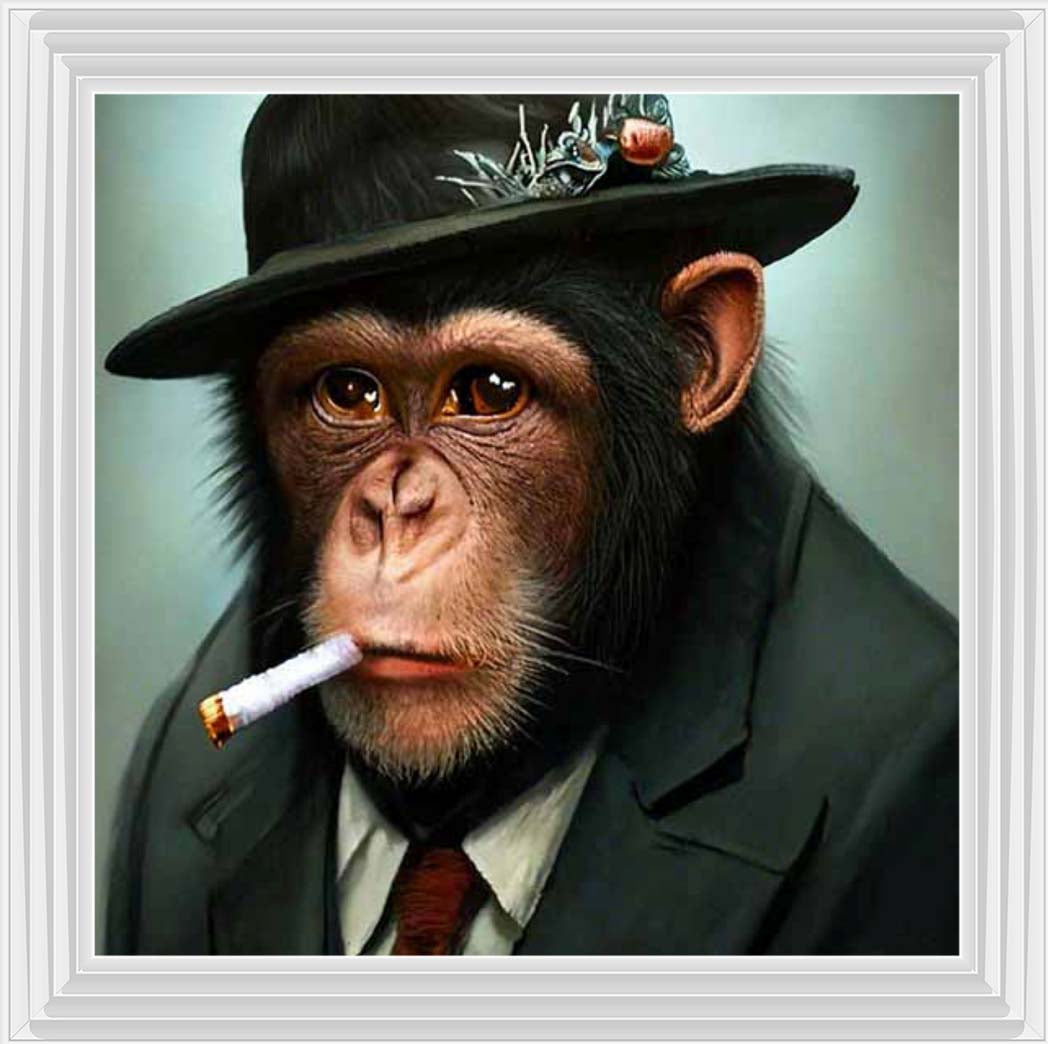 AN2319 Smoking Monkey