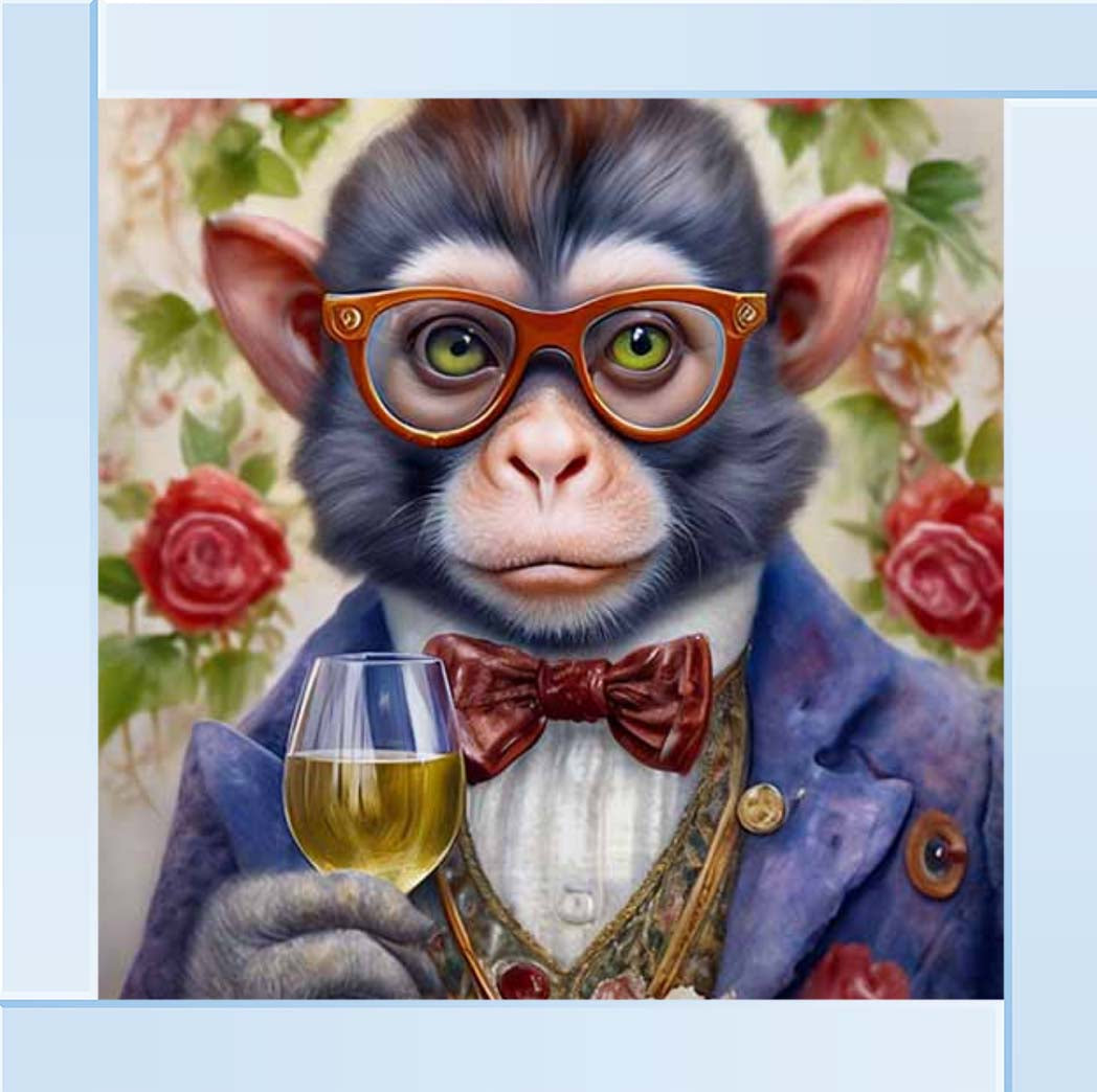 AN2320 Monkey's Drinking Party