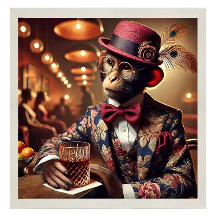 AN2326  Chimpanzee Drinking Wine ||