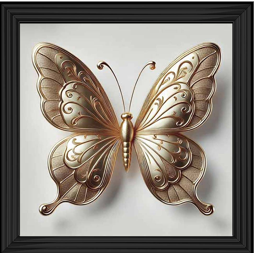 AN2412-GD Gold Butterfly