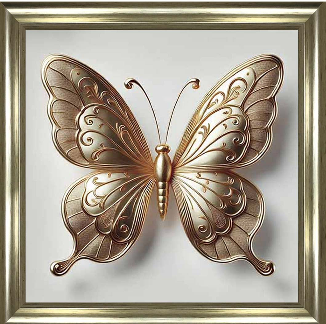AN2412-GD Gold Butterfly