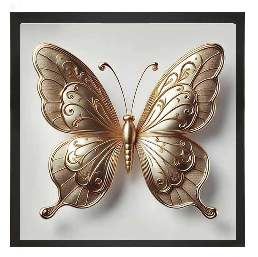 AN2412-GD Gold Butterfly