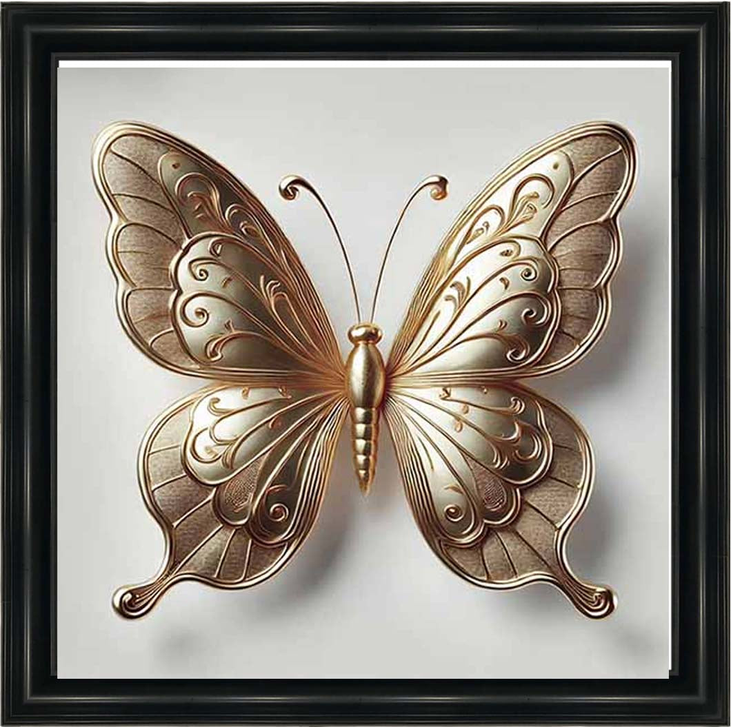 AN2412-GD Gold Butterfly