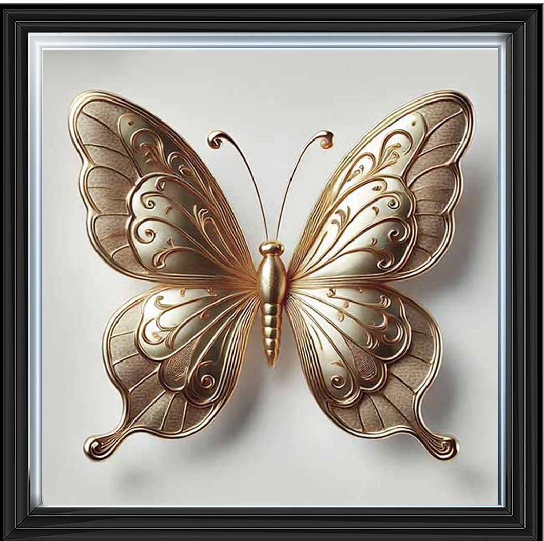 AN2412-GD Gold Butterfly
