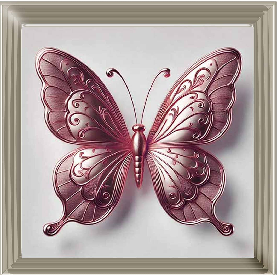 AN2412-PK Pink Butterfly
