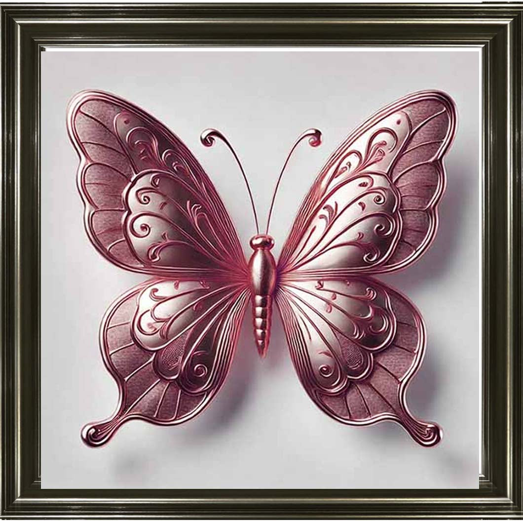 AN2412-PK Pink Butterfly