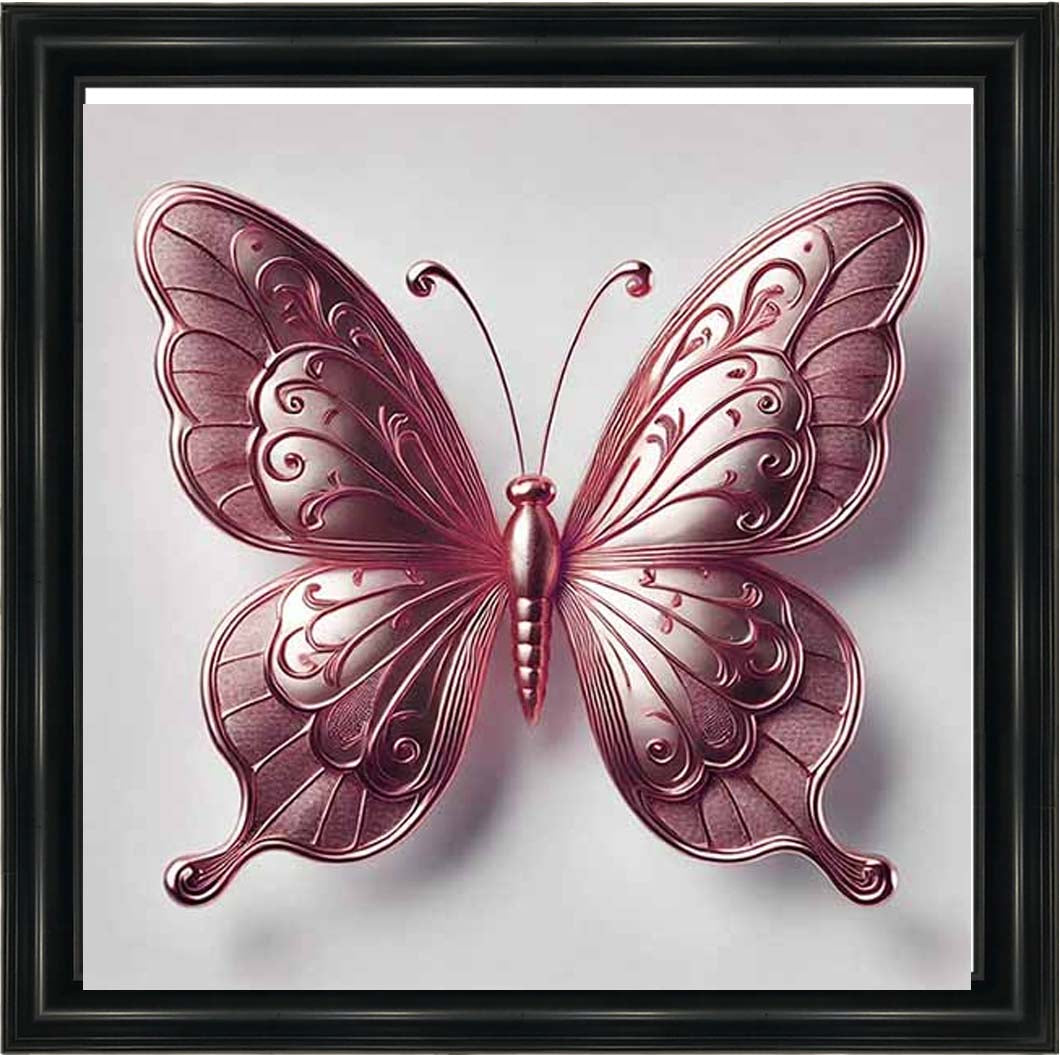 AN2412-PK Pink Butterfly