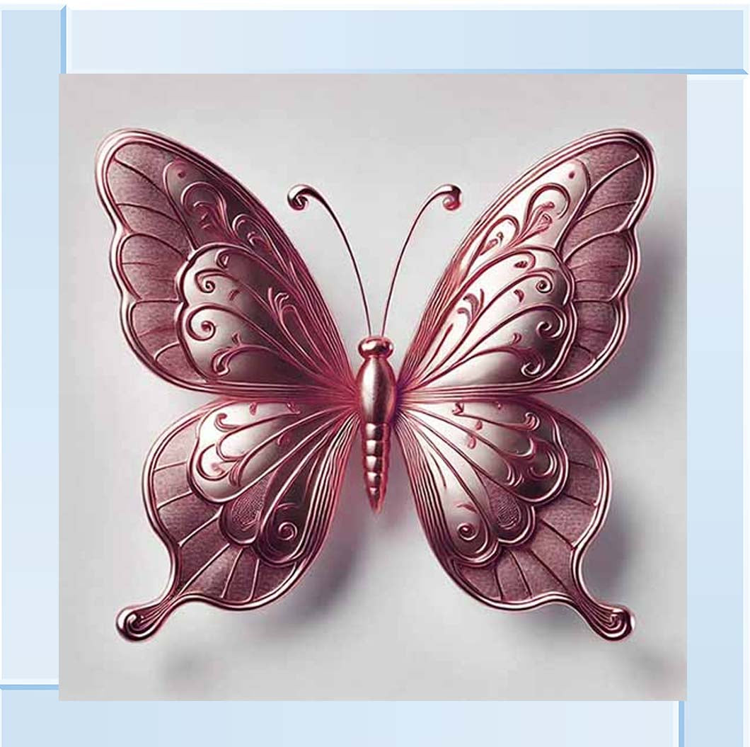 AN2412-PK Pink Butterfly