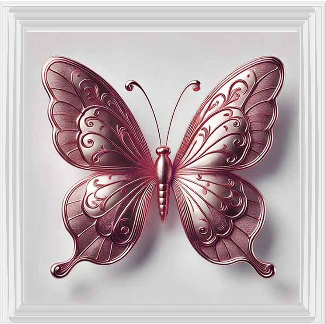 AN2412-PK Pink Butterfly