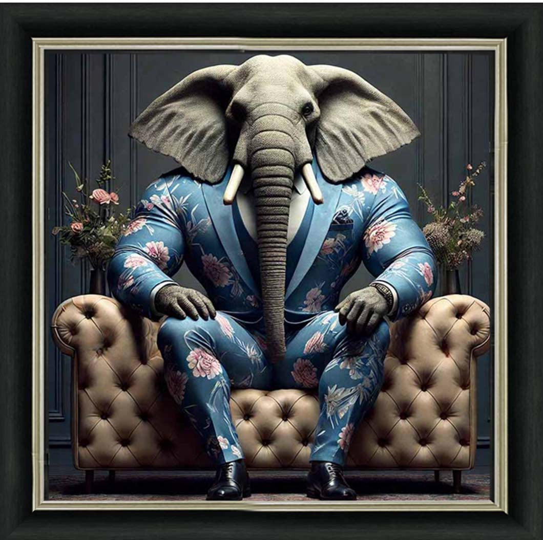 AN2429 MR Elephant Blue Suit