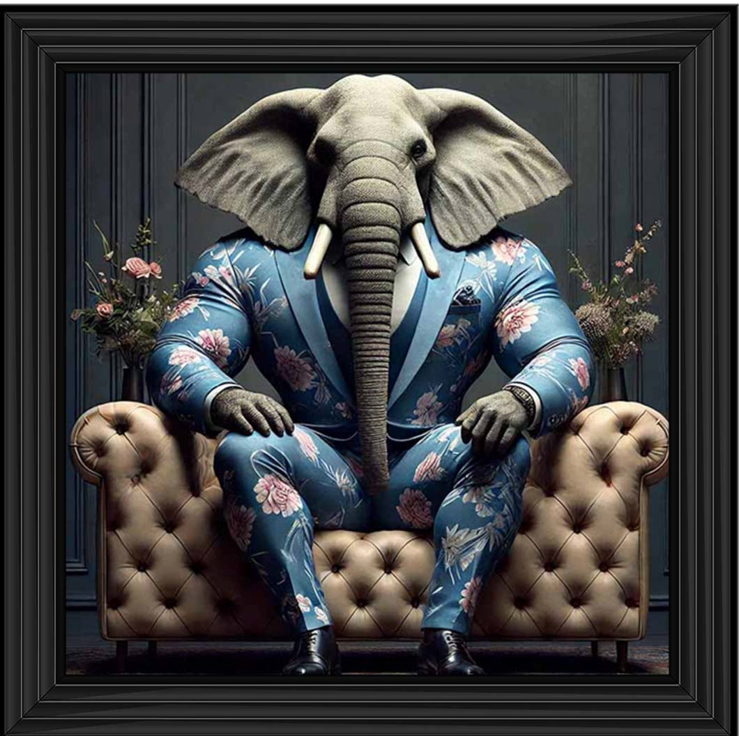 AN2429 MR Elephant Blue Suit