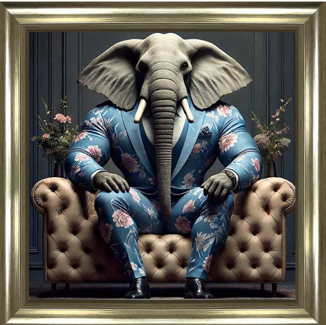 AN2429 MR Elephant Blue Suit