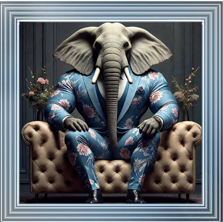 AN2429 MR Elephant Blue Suit