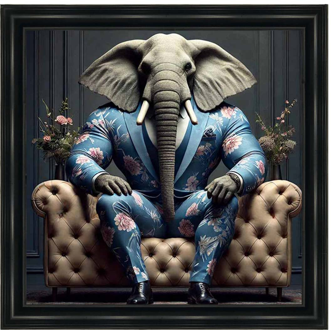 AN2429 MR Elephant Blue Suit