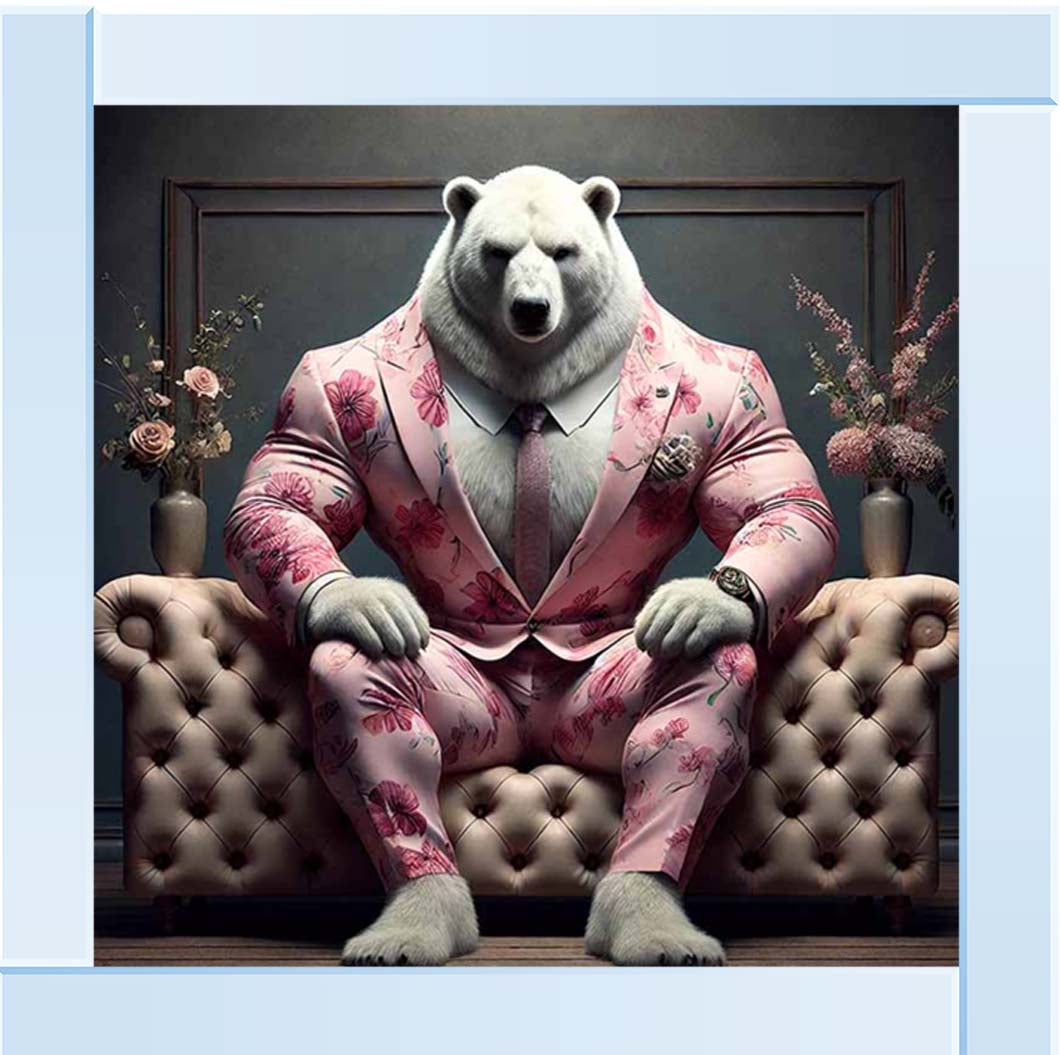 AN2432 Panda Boss In Suit