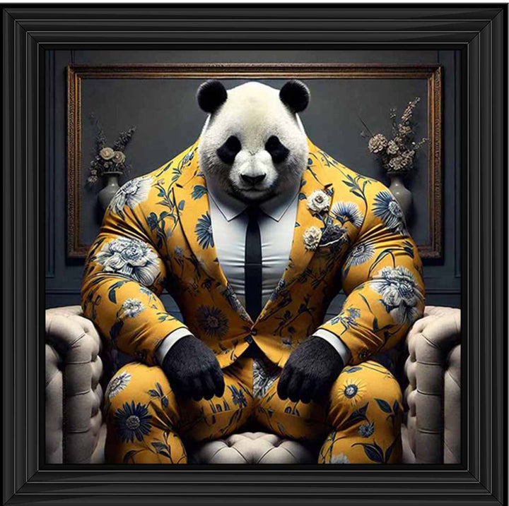 AN2436 Panda Boss In Yellow Suit