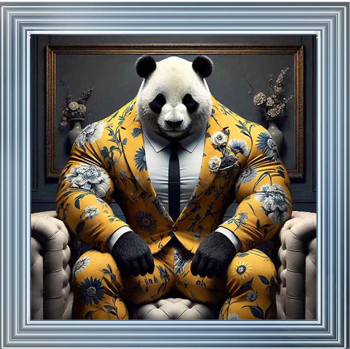 AN2436 Panda Boss In Yellow Suit