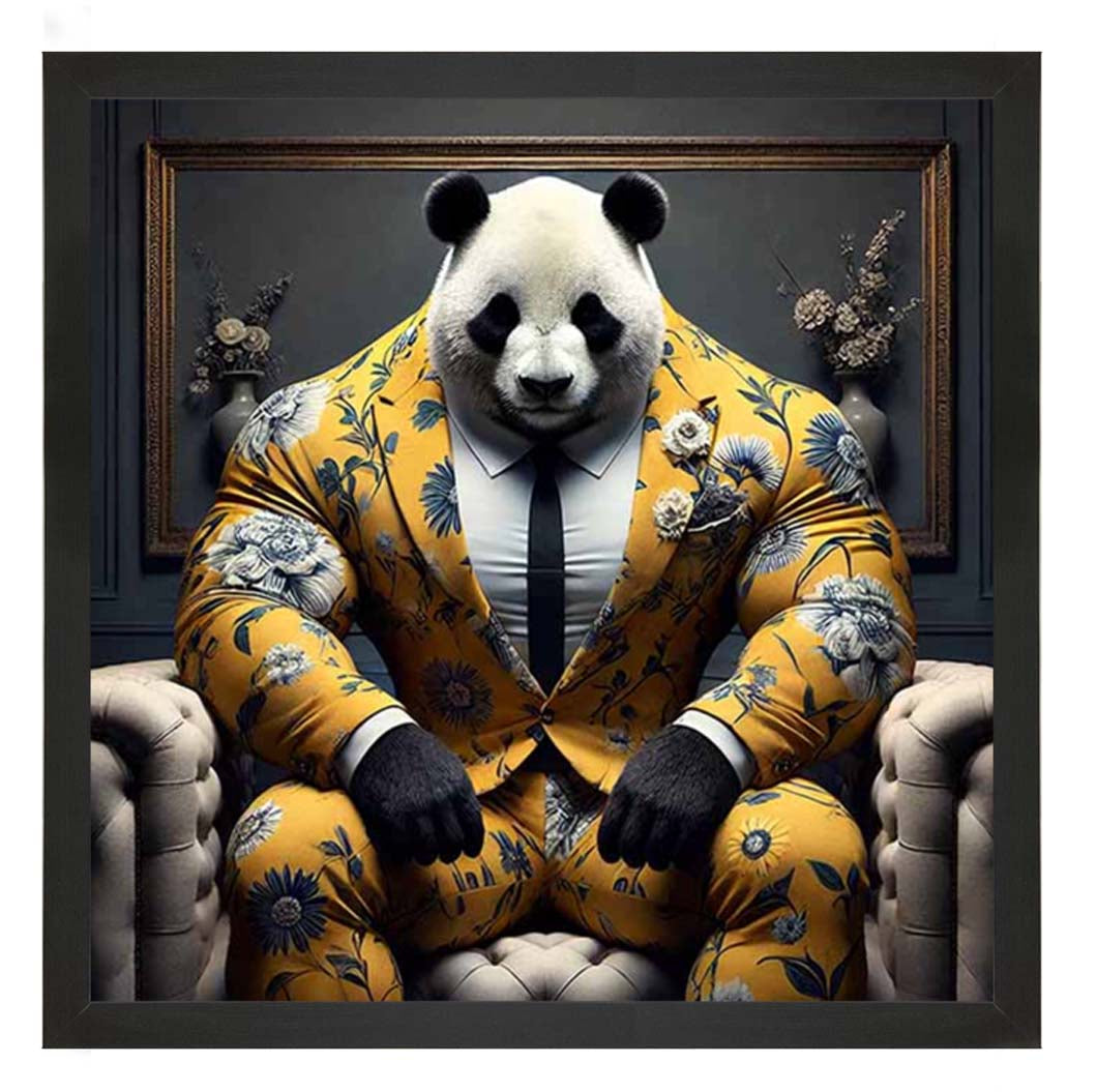 AN2436 Panda Boss In Yellow Suit