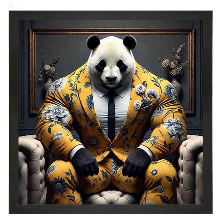 AN2436 Panda Boss In Yellow Suit