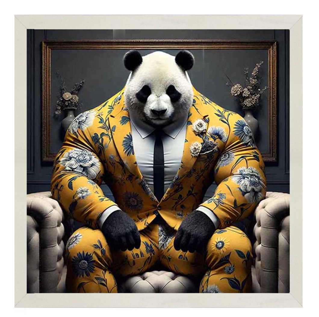 AN2436 Panda Boss In Yellow Suit