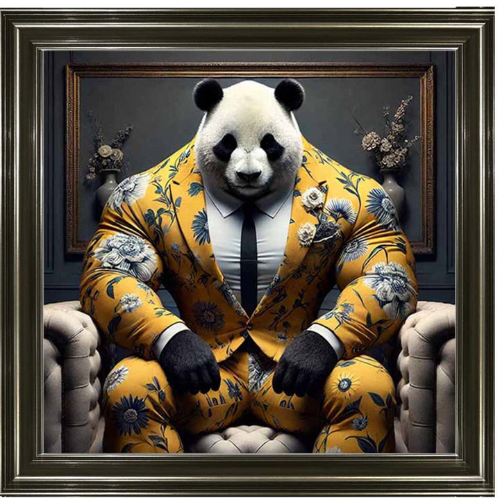 AN2436 Panda Boss In Yellow Suit